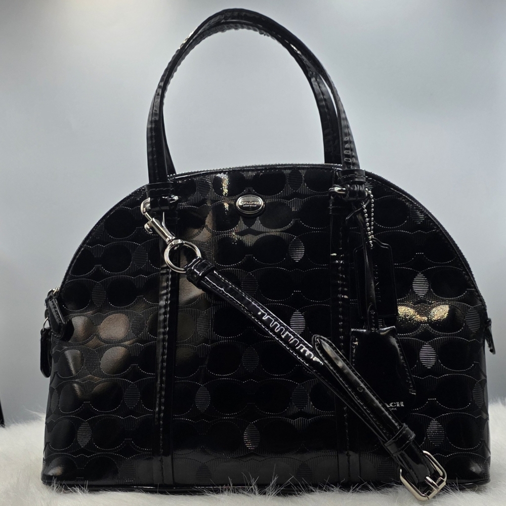 Coach Black Satchel Bag